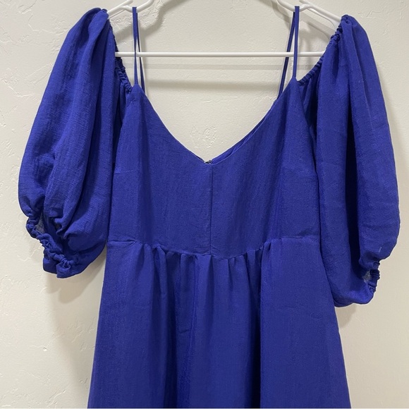 Anthropologie Moulinette Soeurs Women's XS Off The Shoulder Balloon Sleeve Dress - Picture 5 of 16